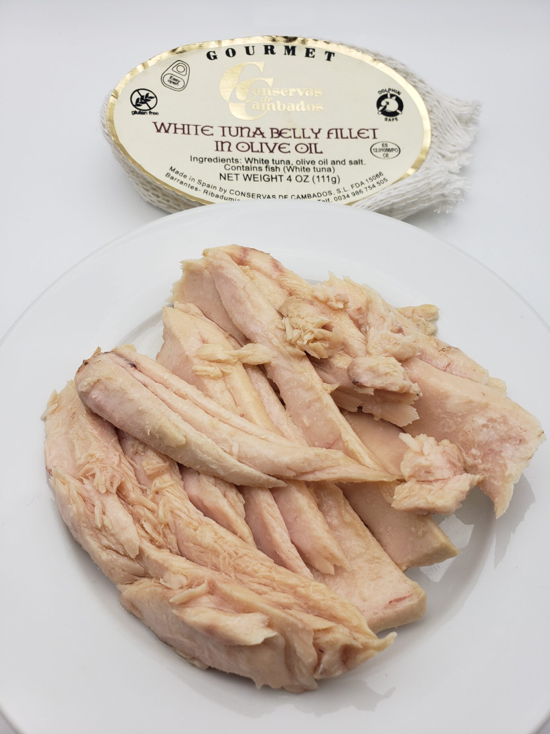 Conservas de Cambados White Tuna Belly Fillets (Ventresca) in Olive Oil