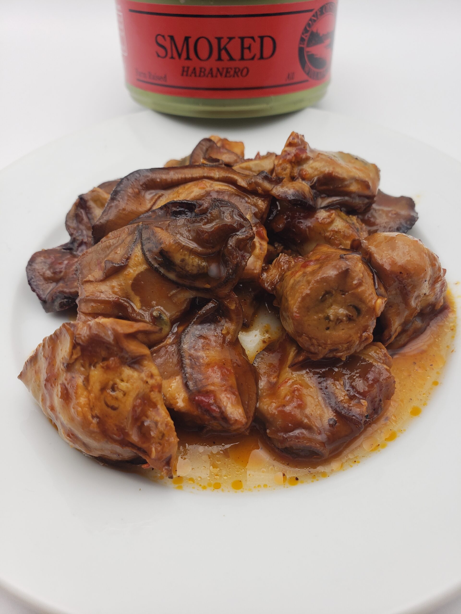 Ekone Oyster Company Habanero Smoked Oysters Rainbow Tomatoes Garden