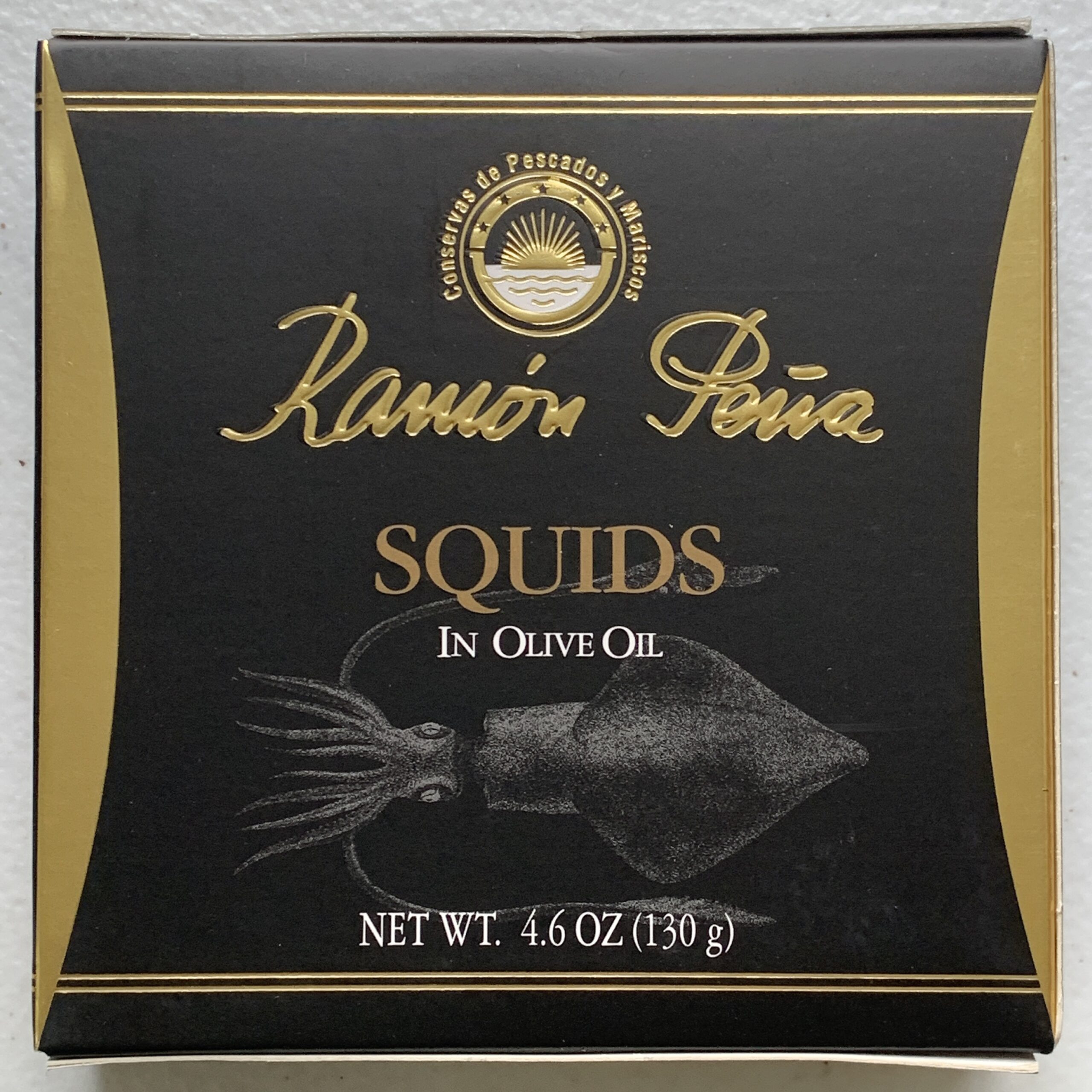 Ramón Peña Squids in Olive Oil, Gold Line - RTG.fish - Rainbow Tomatoes ...