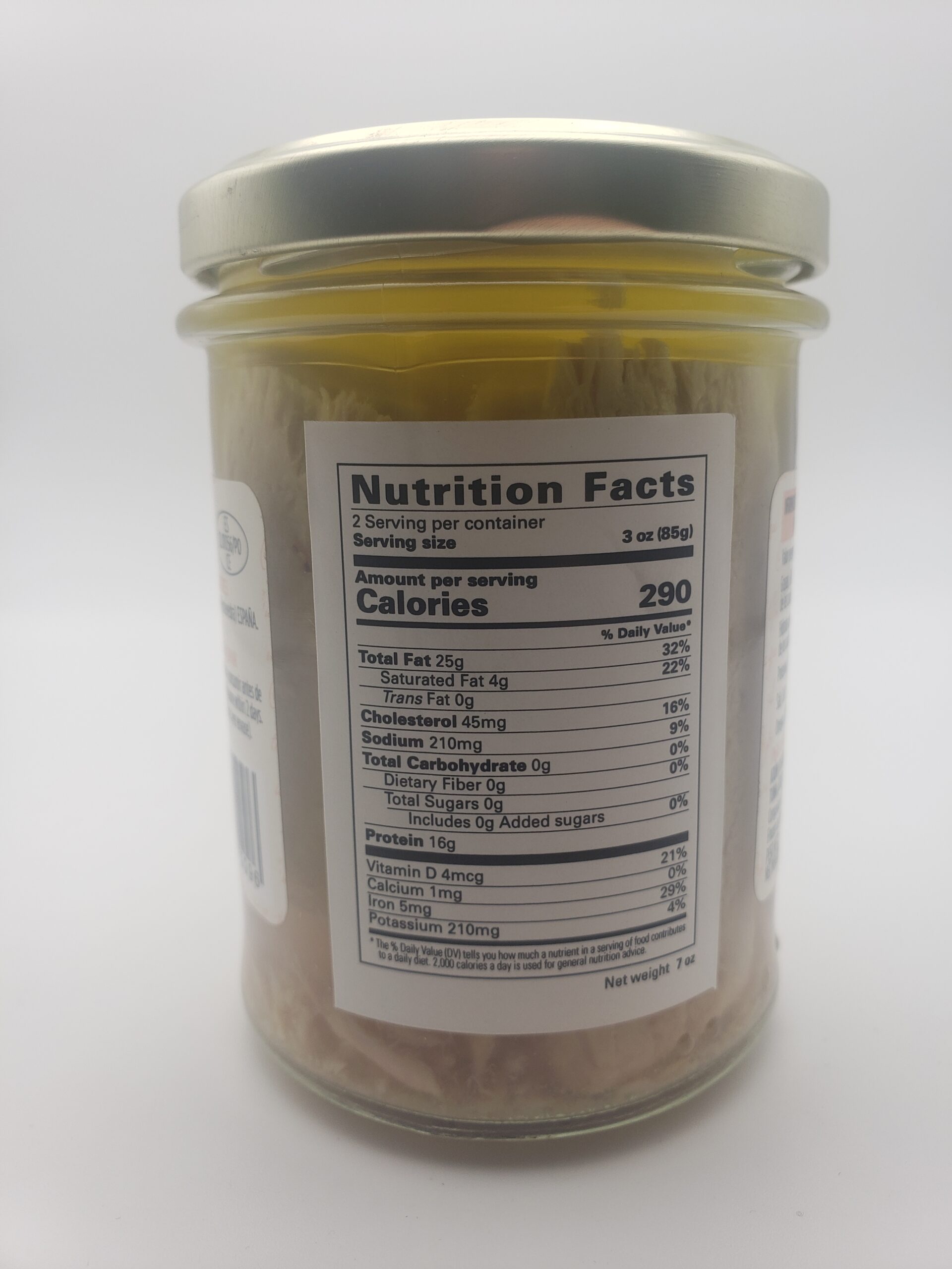 Orpagu Tuna Loins in Olive Oil, glass jar Rainbow Tomatoes Garden