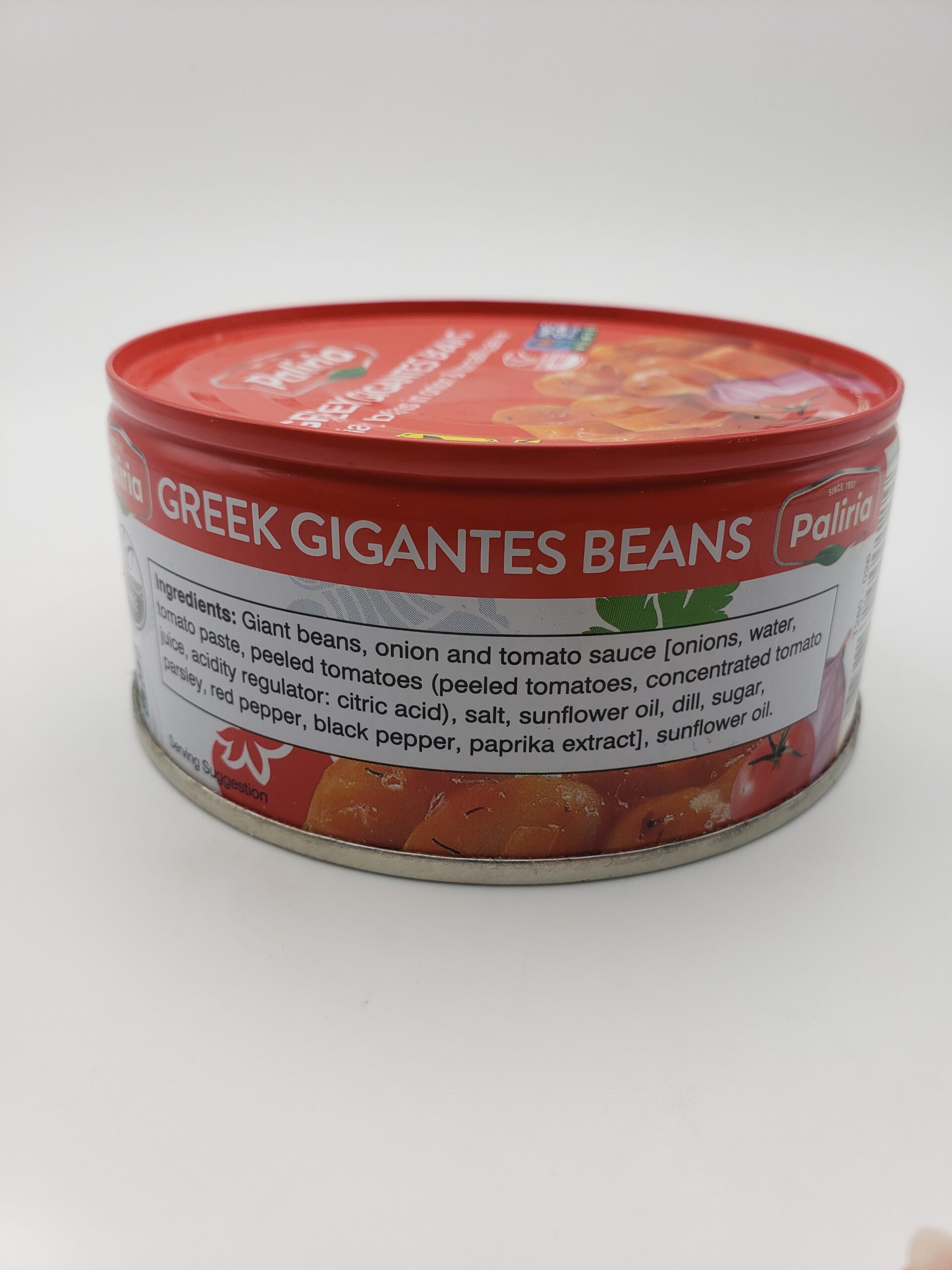 Palirria Gigantes White Beans in Tomato Sauce Rainbow Tomatoes Garden