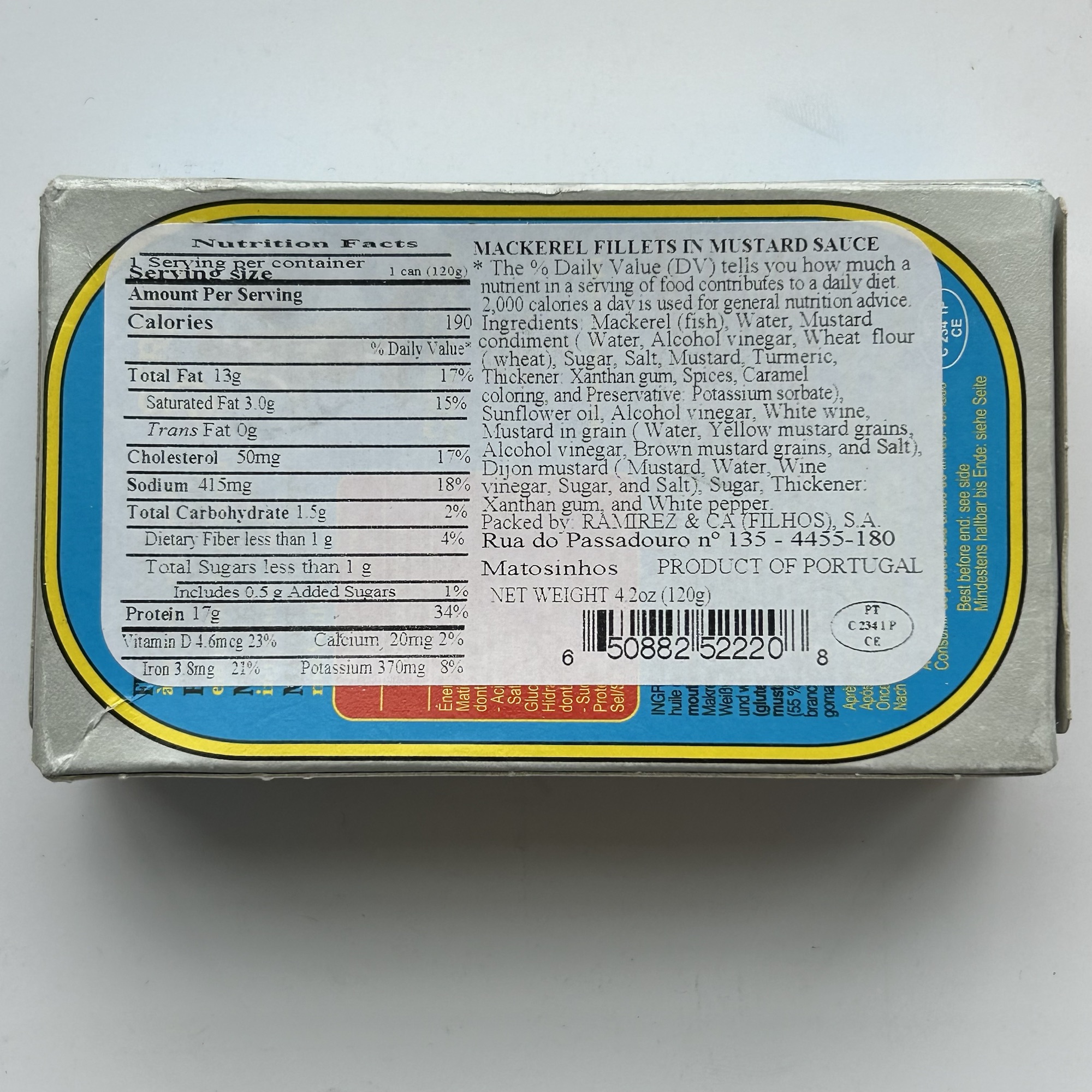 Berthe Mackerel Fillets in Mustard Sauce Rainbow Tomatoes Garden