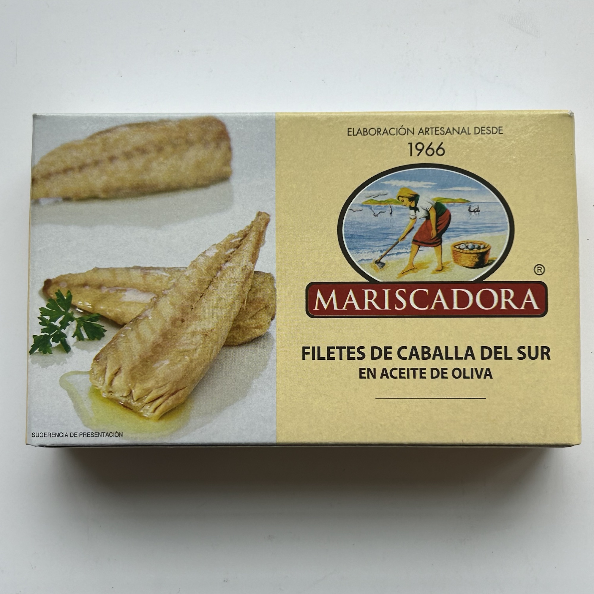 Mariscadora Mackerel Fillets in Olive Oil Rainbow Tomatoes Garden